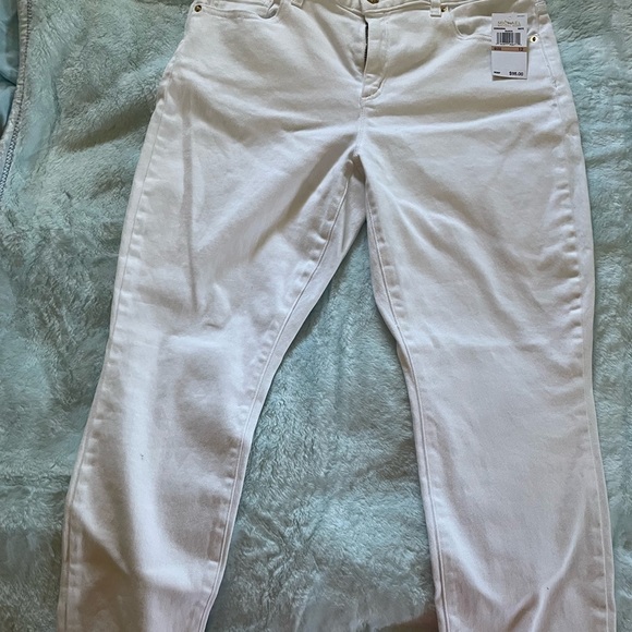 BNWT Michael Kors white jeans sz 12 - Picture 1 of 7